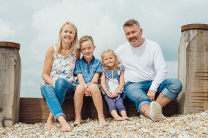Camber Sands Family Photo Shoot With Claire And Family