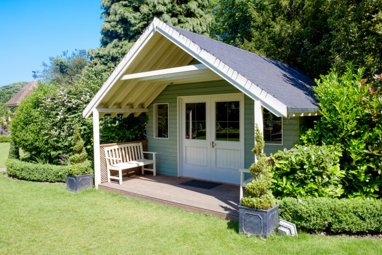 Summerhouse at Kent's wedding venue, Knowle Country House