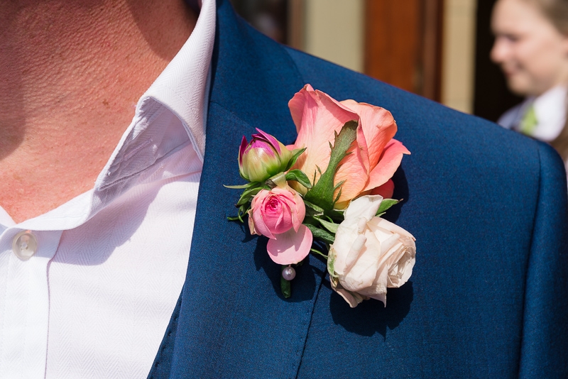 Groom's Buttonhole - South Lodge Hotel Wedding | Oakhouse Photography