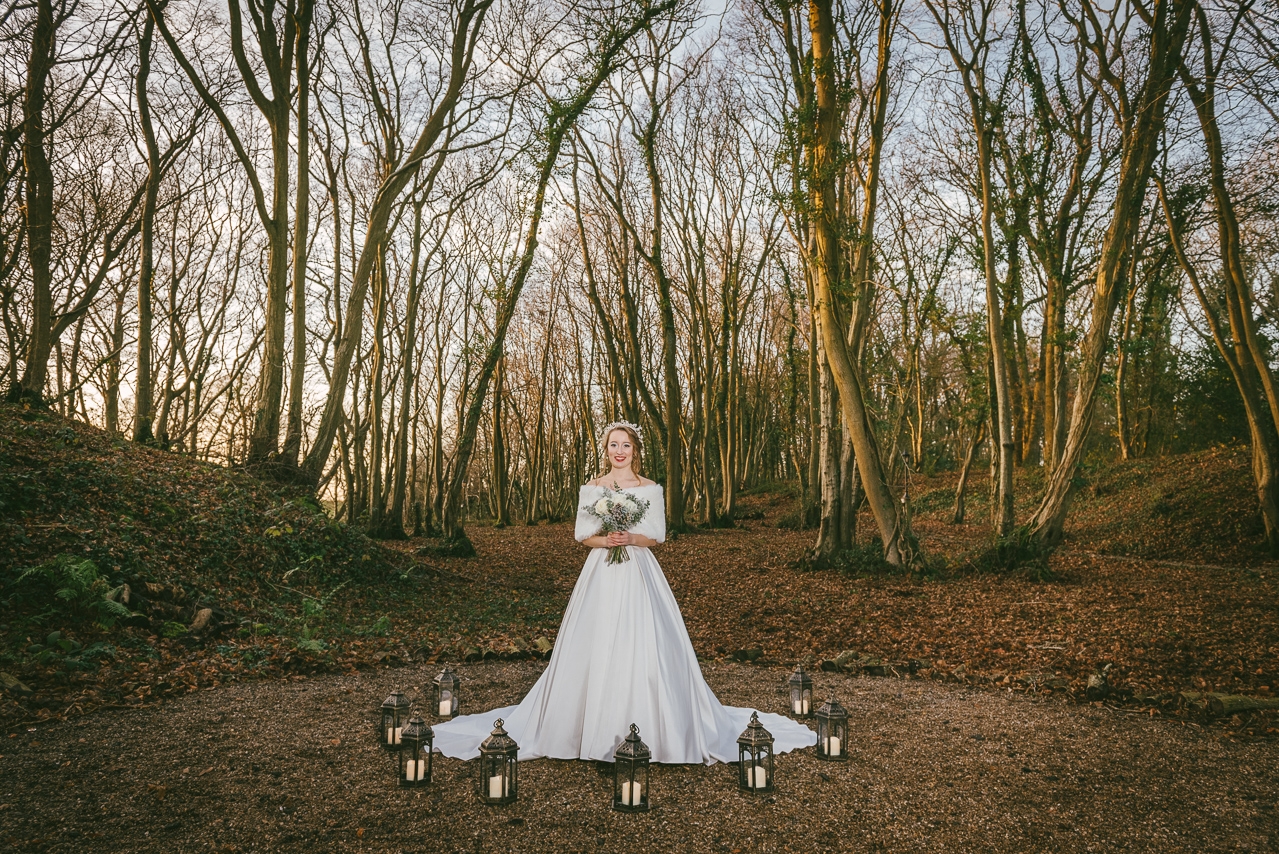 Swallows Oast Ticehurst Winter Bride Photo Shoot | Oakhouse Photography