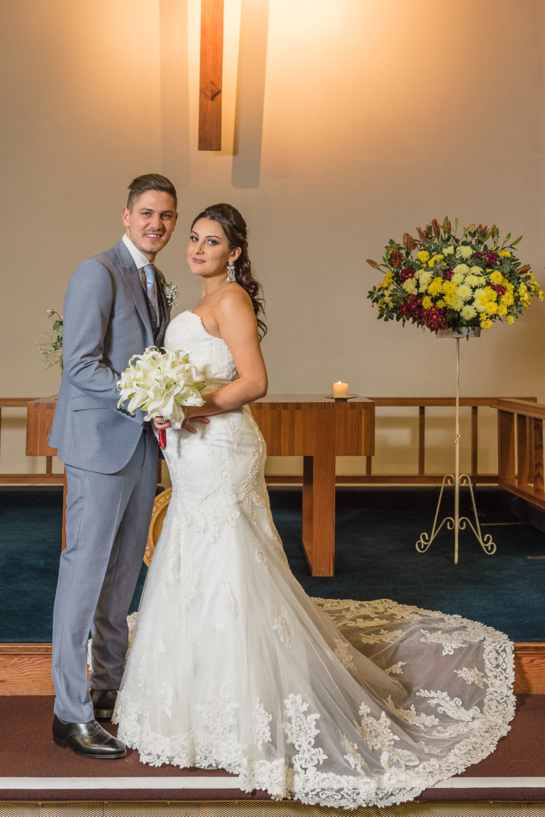 Bride and groom portrait | Sidcup Wedding of Becky & Hugo | Oakhouse Photography