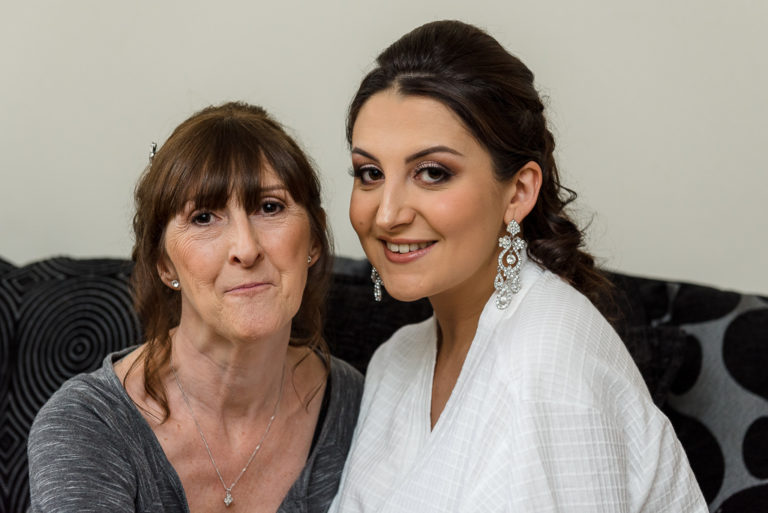 Bride with her mum before the wedding | Sidcup Wedding of Becky & Hugo | Oakhouse Photography