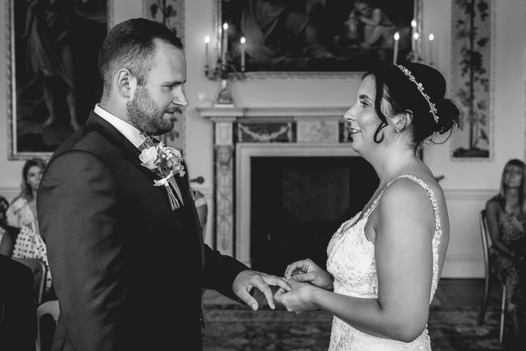 Bride and groom at Danson House Bexley wedding | Oakhouse Photography