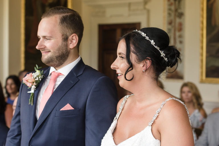 Bride and groom at Danson House Bexley wedding | Oakhouse Photography
