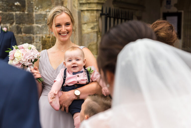 Bridal party at Wadhurst Church, Wadhurst, East Sussex | Oakhouse Photography