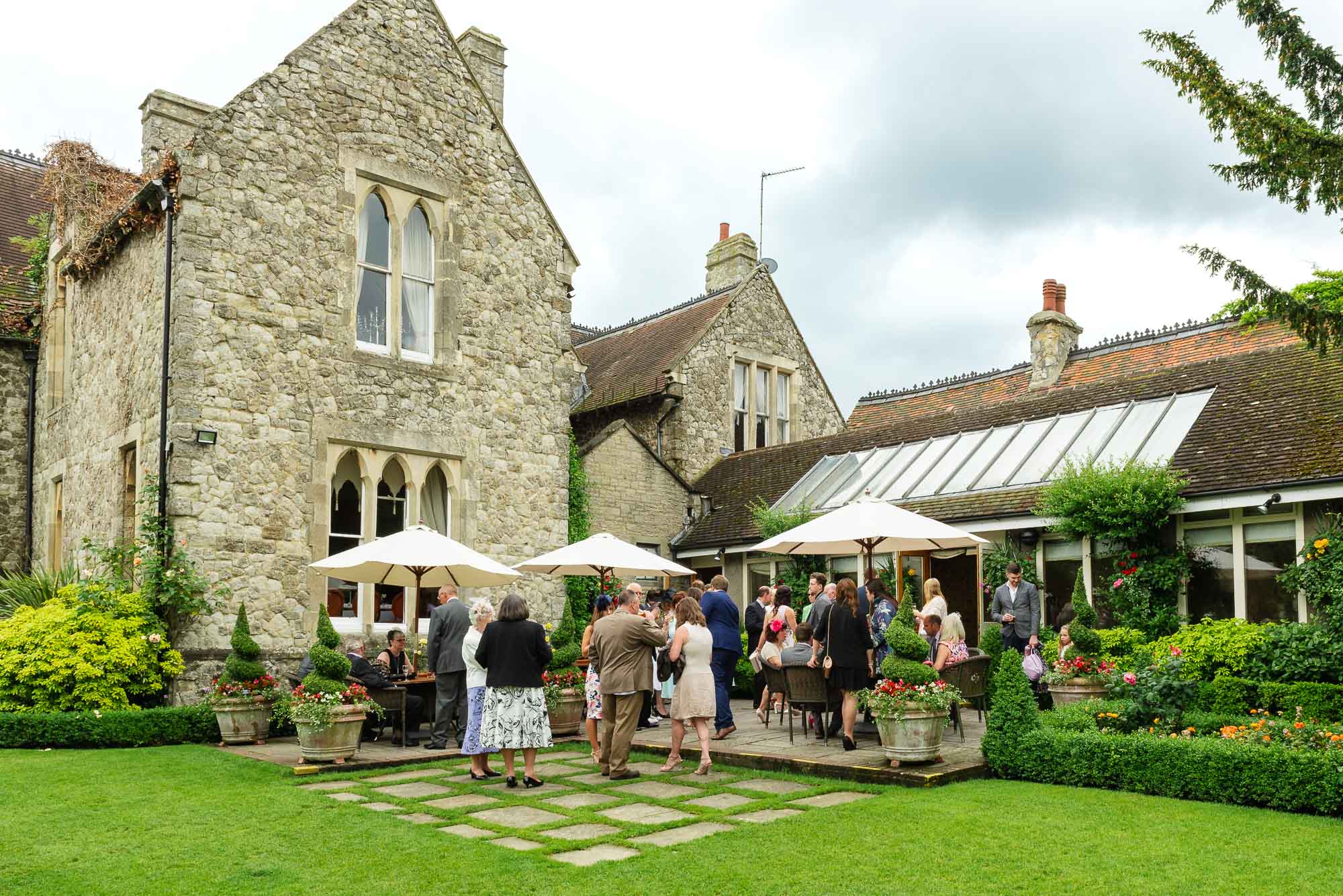 Exterior view at the rear of The Knowle Country House, Higham Kent