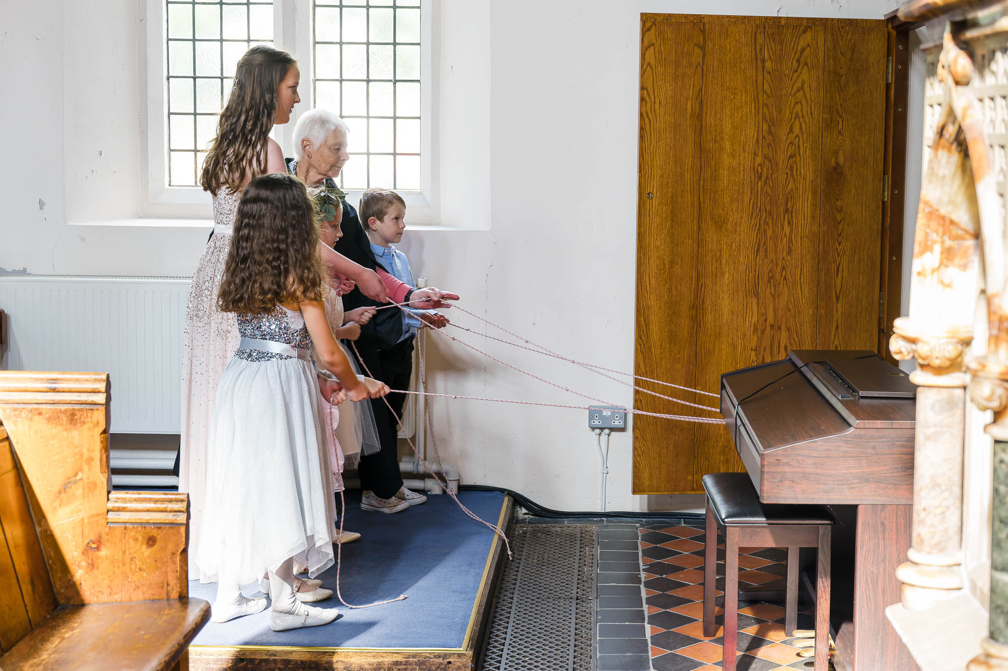 Bellringers at St John the Evangelist Church, Bexley, Kent