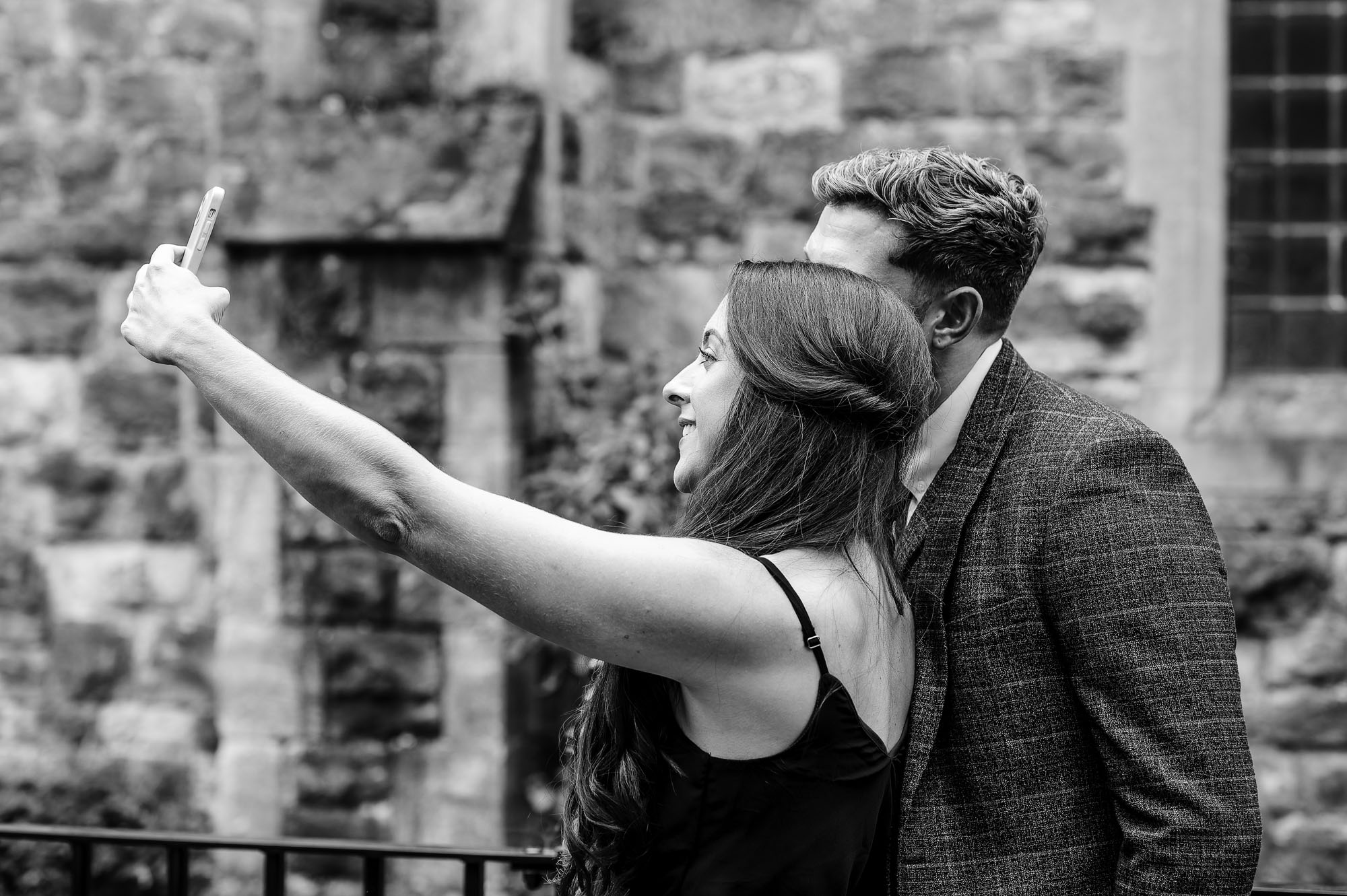 Guests taking a selfie at Bexley wedding.